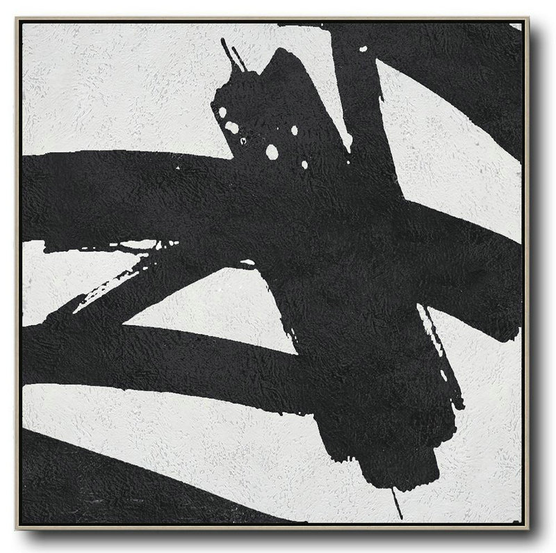 Hand Made Abstract Art,Oversized Minimal Painting On Canvas - Abstract Painting For Home